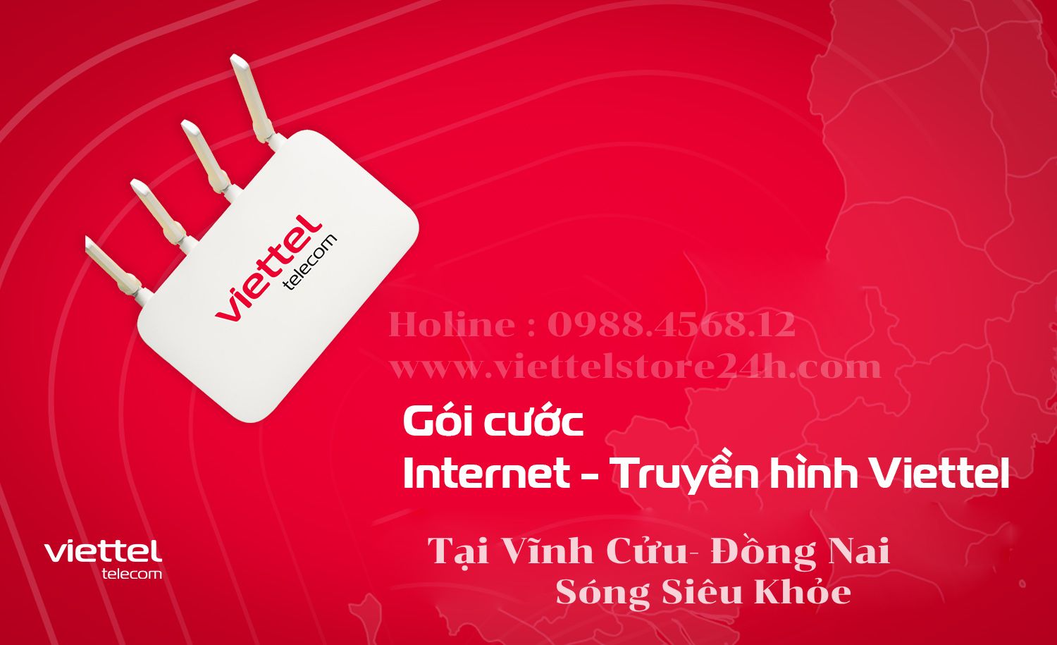 Gói cước internet - Truyền hình Viettel Tại Vĩnh Cửu - Đồng Nai